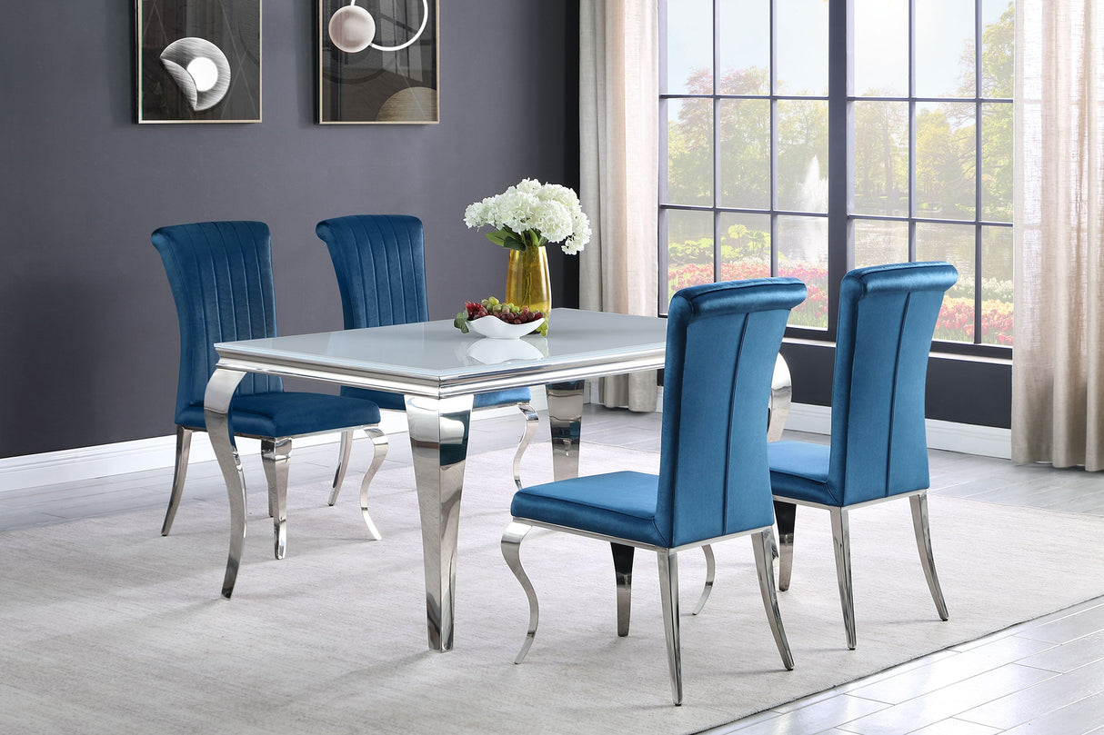 Carone 5-Piece 61" Rectangular Dining Set