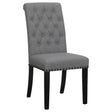 Alana Upholstered Tufted Side Chairs with Nailhead Trim (Set of 2) image