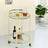 Chrissy 2-tier Round Glass Bar Cart image