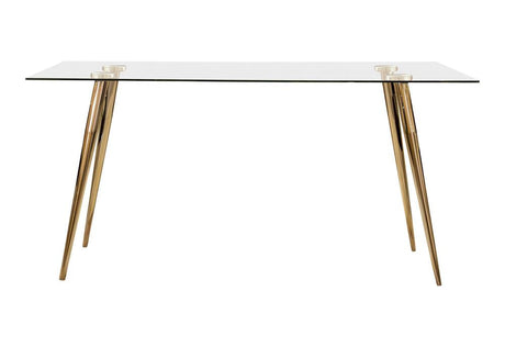 Gilman Rectangle Glass Top Dining Table image