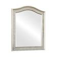 Bling Game Arched Top Vanity Mirror Metallic Platinum image