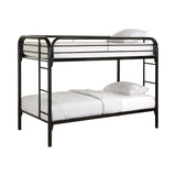 Morgan Twin Over Twin Bunk Bed Black image