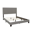 Boyd California King Upholstered Bed with Nailhead Trim Grey image