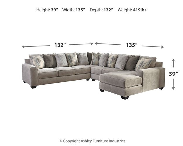 Ardsley Sectional with Chaise