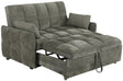 Cotswold Tufted Cushion Sleeper Sofa Bed Dark Grey image