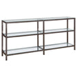 Kate 2-tier Bookcase Black Nickel image