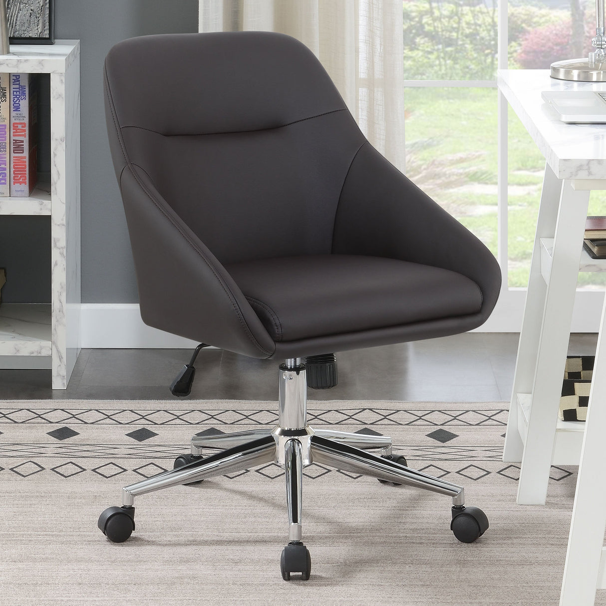 Jackman Upholstered Office Chair With Casters