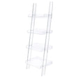 Amaturo 4-shelf Ladder Bookcase Clear image