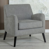 Charlie Upholstered Accent Chair With Reversible Seat Cushion