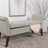 Farrah Upholstered Rolled Arms Storage Bench image