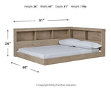 Oliah Youth Bookcase Storage Bed