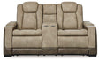 Next-Gen DuraPella Power Reclining Loveseat with Console image