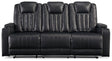 Center Point Reclining Sofa with Drop Down Table image