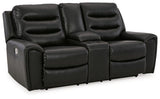 Warlin Power Reclining Loveseat with Console