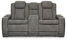 Next-Gen DuraPella Power Reclining Loveseat with Console