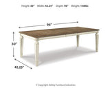 Realyn Dining Extension Table