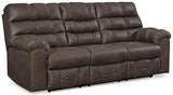 Derwin Reclining Sofa with Drop Down Table