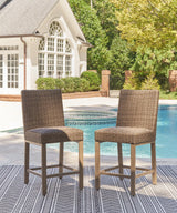 Walton Bridge Outdoor Bar Stool (Set of 2)