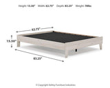 Socalle Bed and Mattress Set