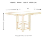 Ralene Counter Height Dining Extension Table