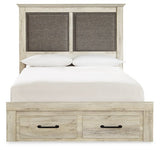 Cambeck Upholstered Panel Storage Bed