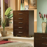 Jessica 5-Drawer Chest Cappuccino