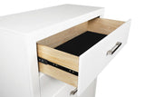 Jessica 5-Drawer Chest White