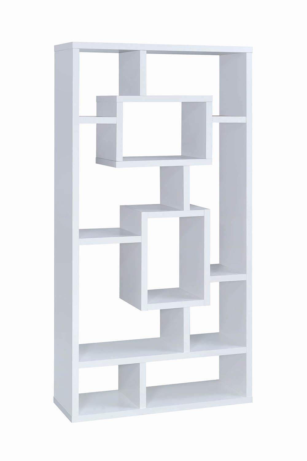 Howie 10-Shelf Bookcase White