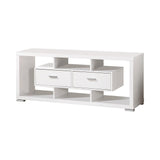 Darien 2-Drawer Rectangular Tv Console White