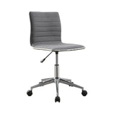 Chryses Adjustable Height Office Chair Grey And Chrome