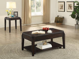 Baylor Square End Table Walnut