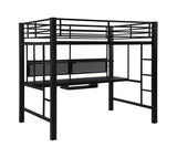 Avalon Full Workstation Loft Bed Black