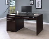 Halston 3-Drawer Connect-It Office Desk Cappuccino