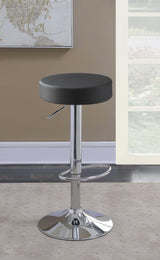 Ramses 29" Adjustable Bar Stool Chrome And Black