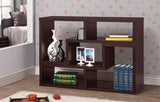 Velma Convertible Tv Console And Bookcase Cappuccino