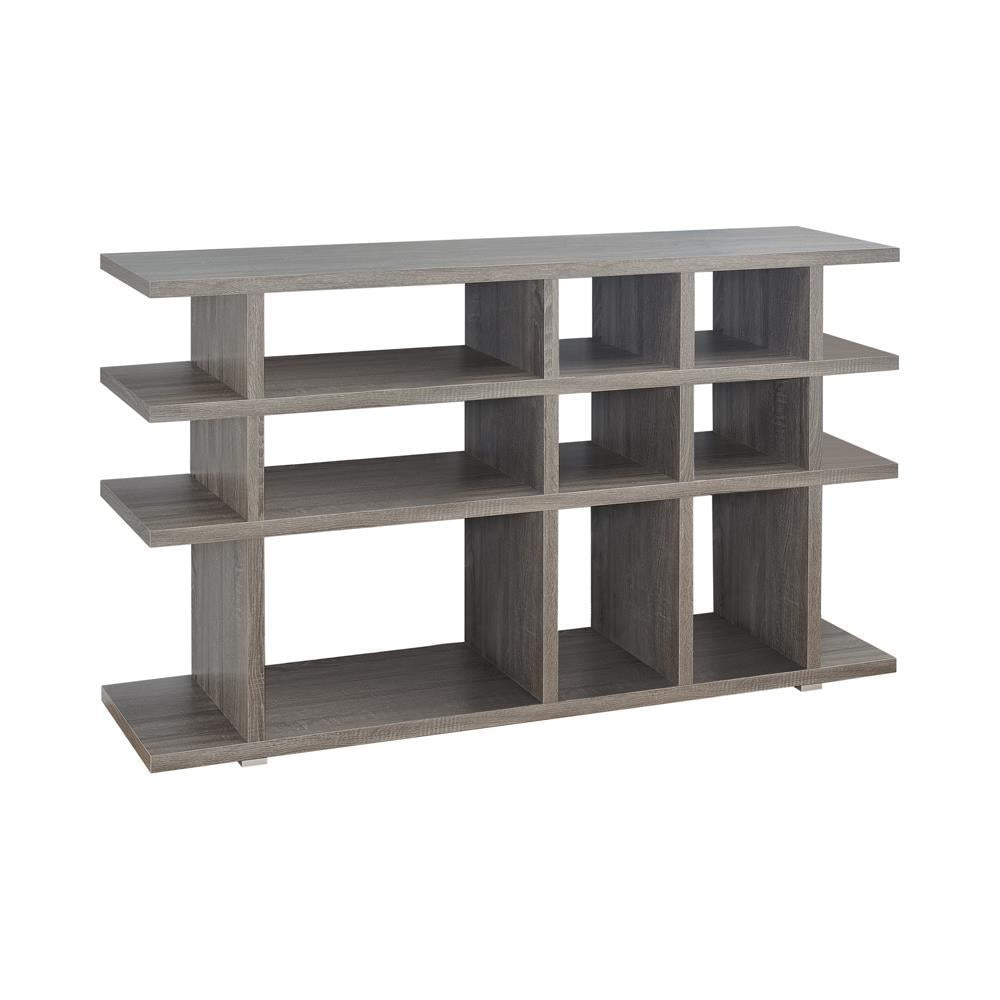 Santos 3-Tier Bookcase Weathered Grey