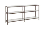 Kate 2-Tier Bookcase Black Nickel