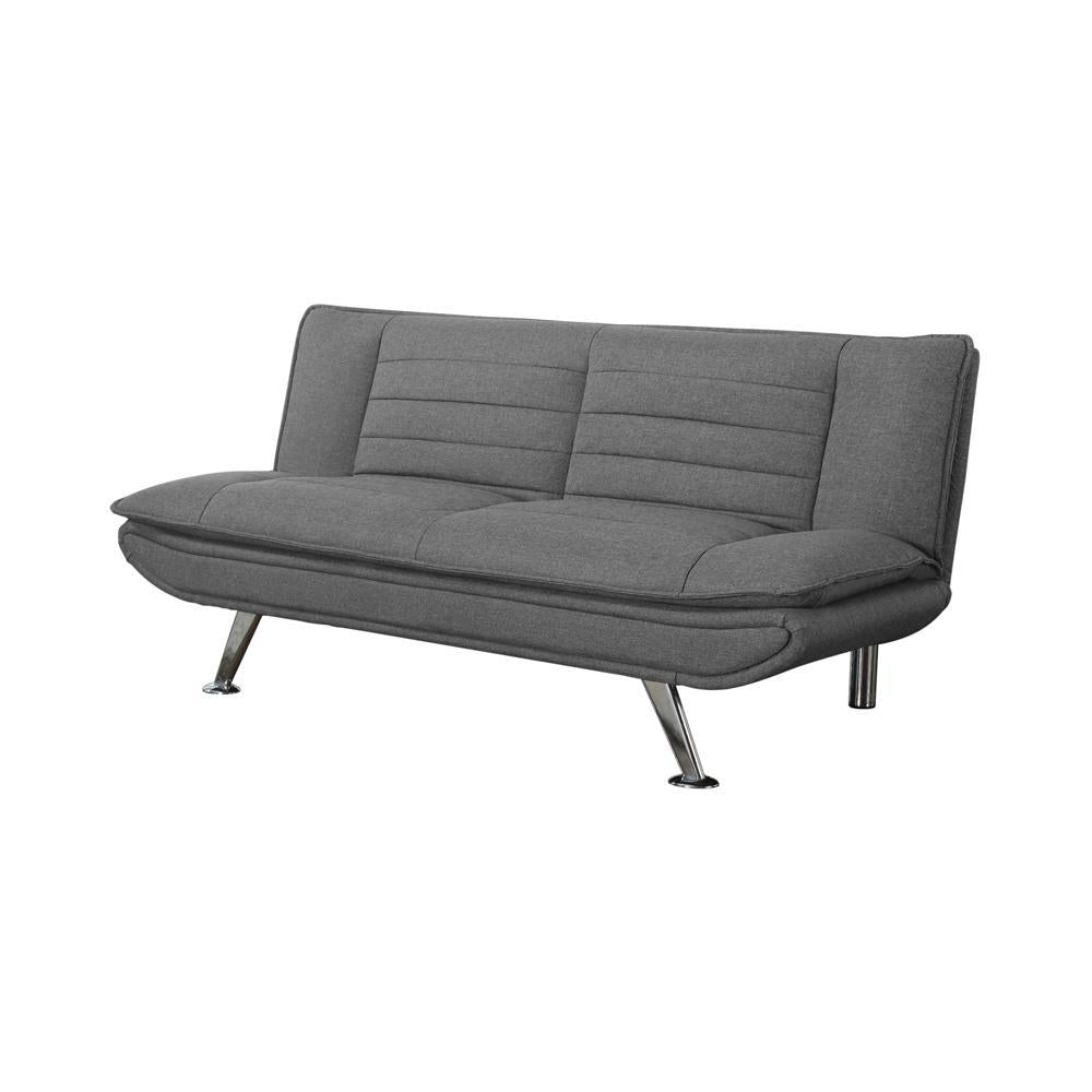 Julian Upholstered Sofa Bed With Pillow-Top Seating Grey