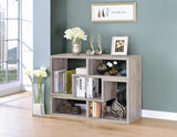 Velma Convertable Bookcase And Tv Console Grey Driftwood