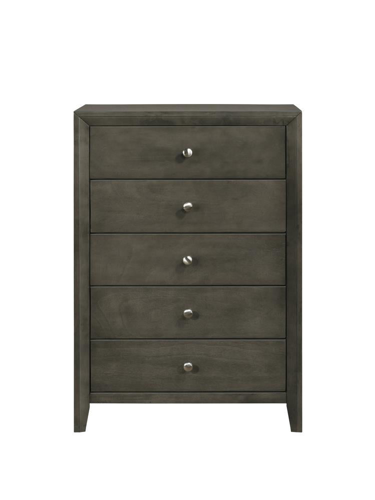 Serenity 5-Drawer Chest Mod Grey