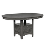 Lavon Dining Table With Storage Medium Grey