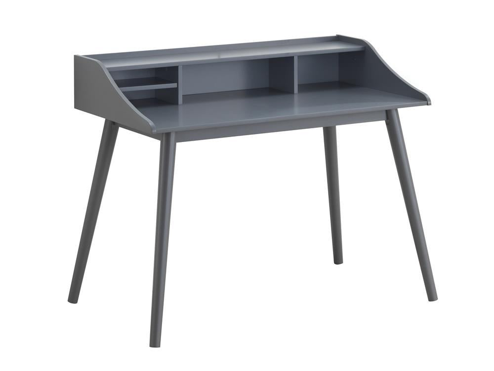 Percy 4-Compartment Writing Desk Grey