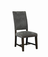 Twain Upholstered Side Chairs Warm Grey (Set Of 2)