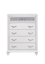 Barzini 5-Drawer Chest White