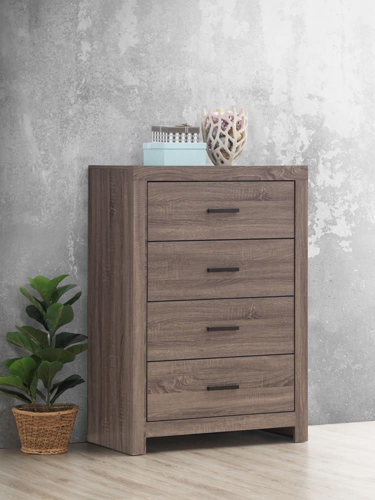 Brantford 4-Drawer Chest Barrel Oak