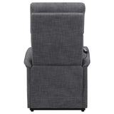 Herrera Power Lift Recliner With Wired Remote Charcoal