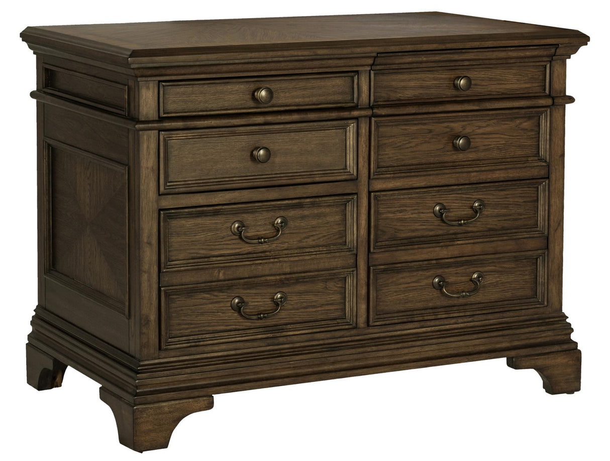 Hartshill 5-Drawer File Cabinet Burnished Oak