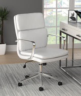 Ximena Standard Back Upholstered Office Chair White