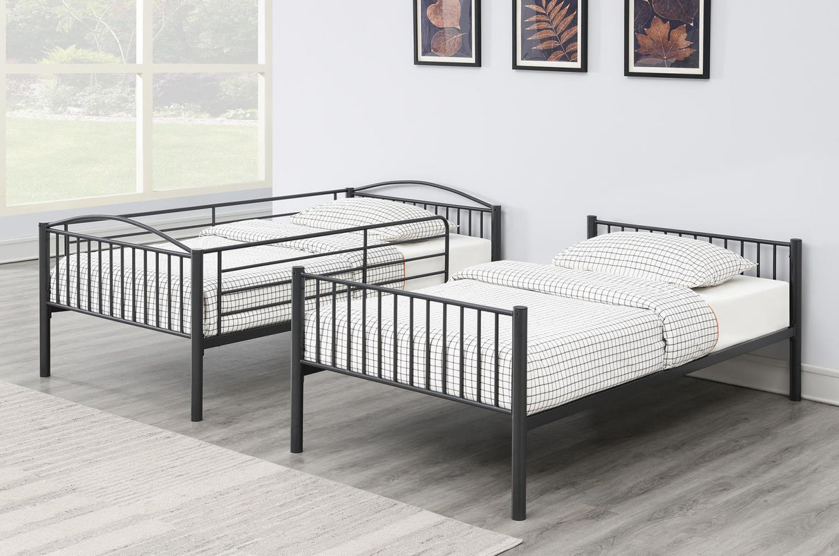 Anson Twin Over Twin Bunk Bed With Ladder