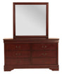 LOUIS PHILIP 6-D DRESSER CHERRY image